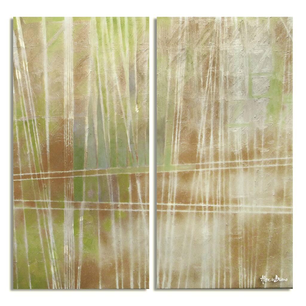 Ready2HangArt 'Bueno Exchange LXXVI-G' 2-Pc Abstract Canvas Art Set