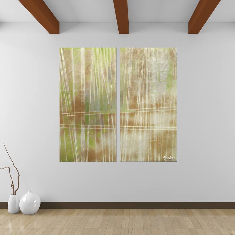 Ready2HangArt 'Bueno Exchange LXXVI-G' 2-Pc Abstract Canvas Art Set