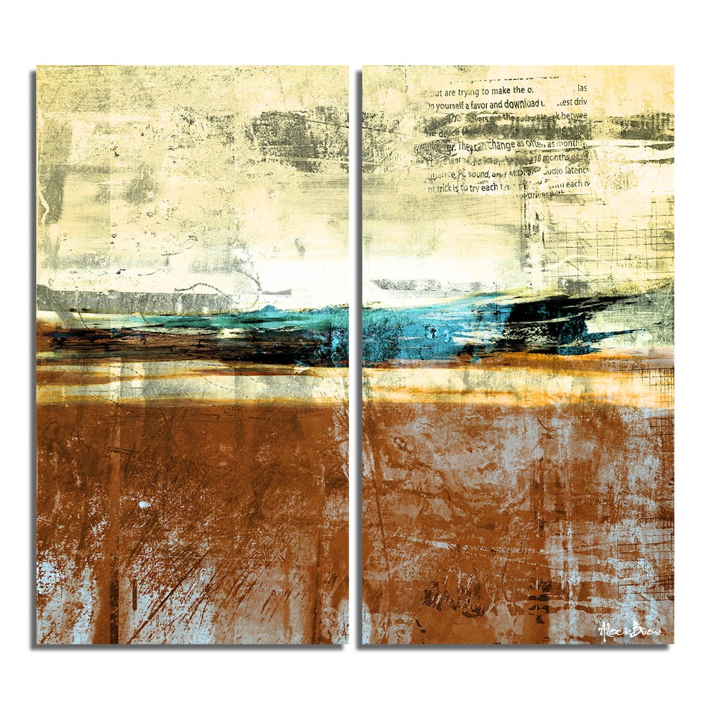 Ready2HangArt 'Bueno Exchange XXIV' 2-Pc Abstract Canvas Art Set