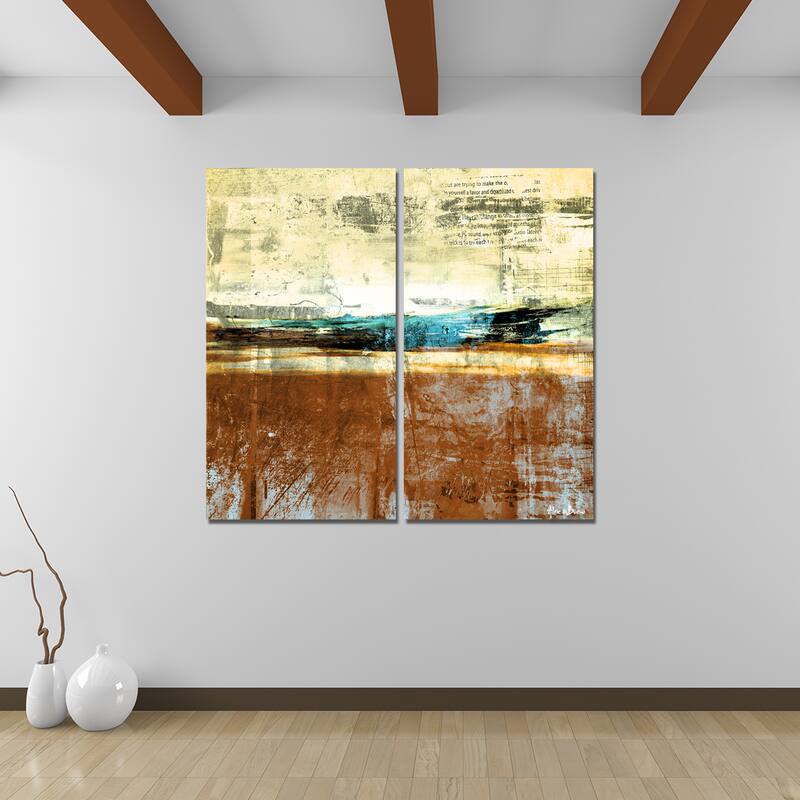 Ready2HangArt 'Bueno Exchange XXIV' 2-Pc Abstract Canvas Art Set