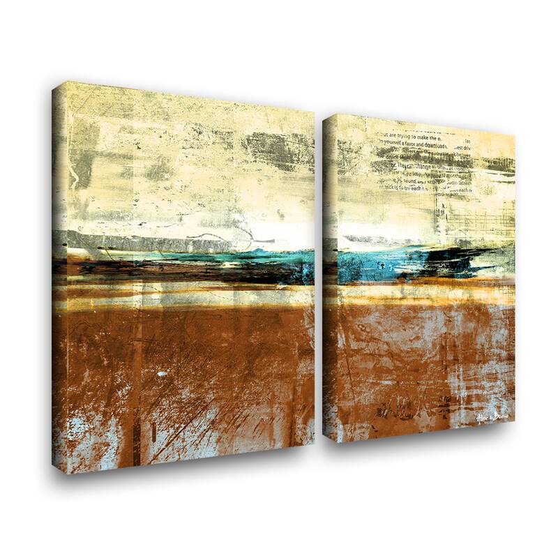 Ready2HangArt 'Bueno Exchange XXIV' 2-Pc Abstract Canvas Art Set