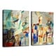 preview thumbnail 1 of 3, Ready2HangArt 'Bueno Exchange XXV' Canvas Diptych Art Print