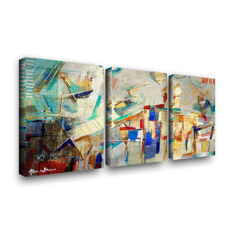 Ready2HangArt 'Bueno Exchange XXV' 3-Pc Abstract Canvas Art Set