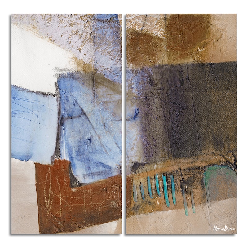 Ready2HangArt 'Bueno Exchange XXX' 2-Pc Abstract Canvas Art Set