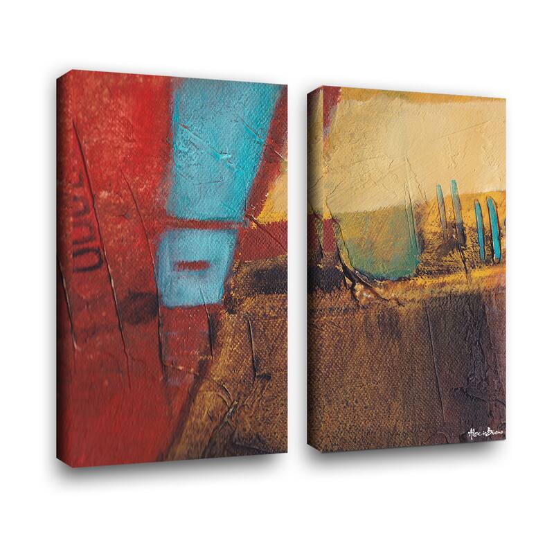 Ready2HangArt 'Bueno Exchange XXXI' 2-Pc Abstract Canvas Art Set