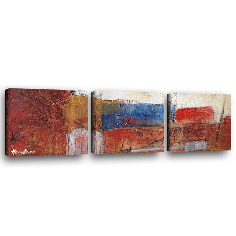 Ready2HangArt 'Bueno Exchange XXXIII' 3-Pc Abstract Canvas Art Set