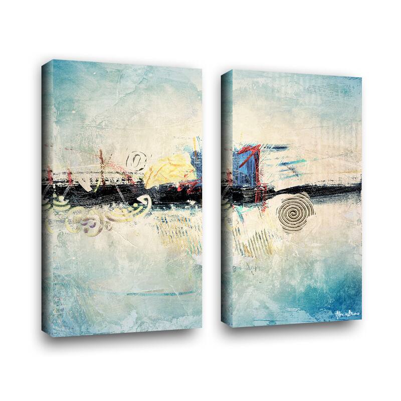 Ready2HangArt 'Bueno Exchange XXXIV' 2-Pc Abstract Canvas Art Set