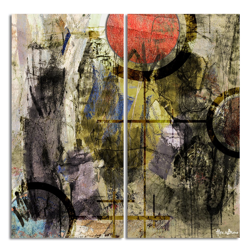 Ready2HangArt 'Bueno Exchange XXXII' 2-Pc Abstract Canvas Art Set