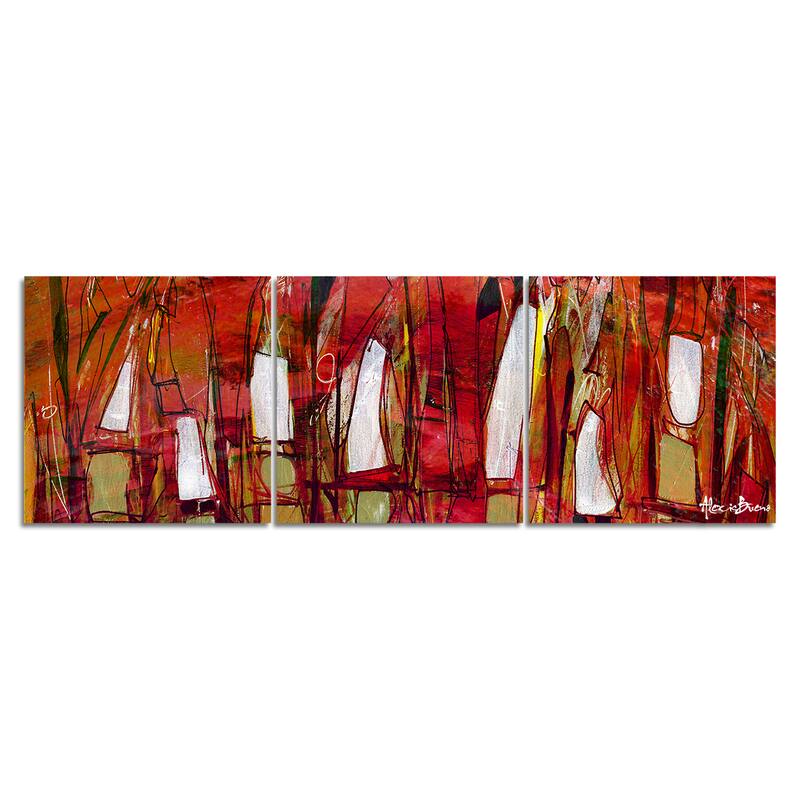 Ready2HangArt 'Bueno Exchange XXXVII' 3-Pc Abstract Canvas Art Set