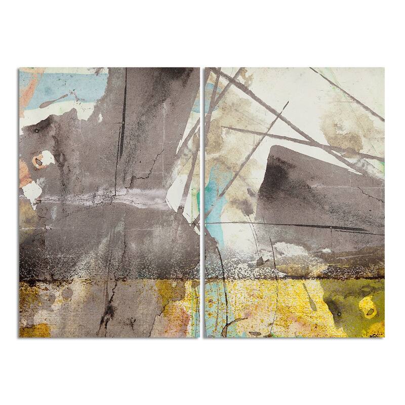 Ready2HangArt 'Bueno Exchange XLIII' 2-Pc Abstract Canvas Art Set