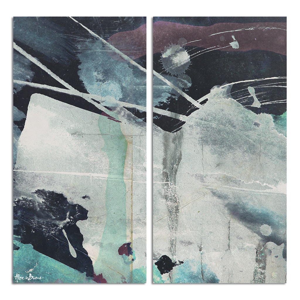 Ready2HangArt 'Bueno Exchange XLIV' 2-Pc Abstract Canvas Art Set