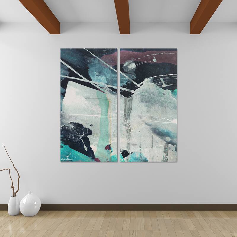 Ready2HangArt 'Bueno Exchange XLIV' 2-Pc Abstract Canvas Art Set