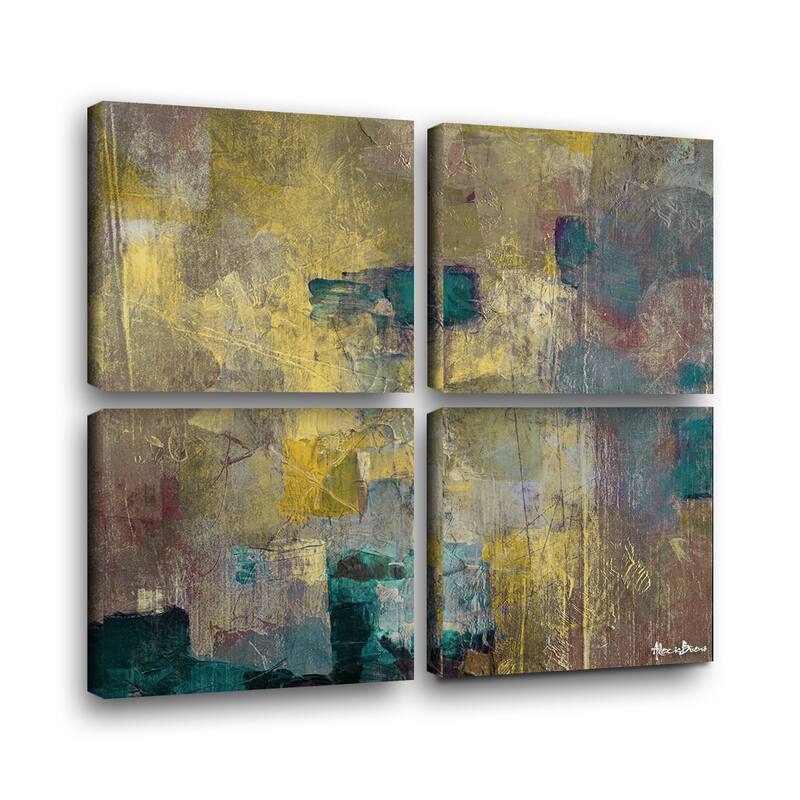 Ready2HangArt 'Bueno Exchange XLVI' 4-Pc Abstract Canvas Art Set