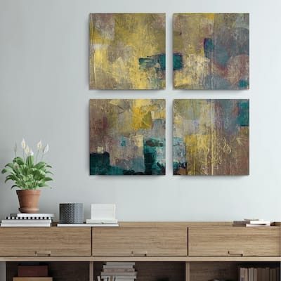 Ready2HangArt 'Bueno Exchange XLVI' 4-Pc Abstract Canvas Art Set