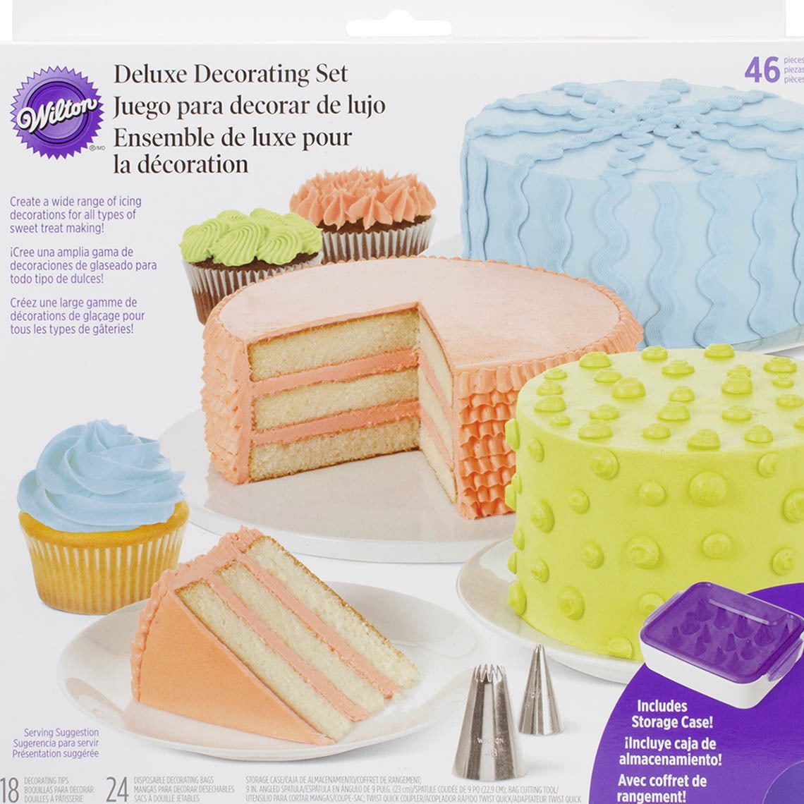 Deluxe Cake Decorating Set 46pc