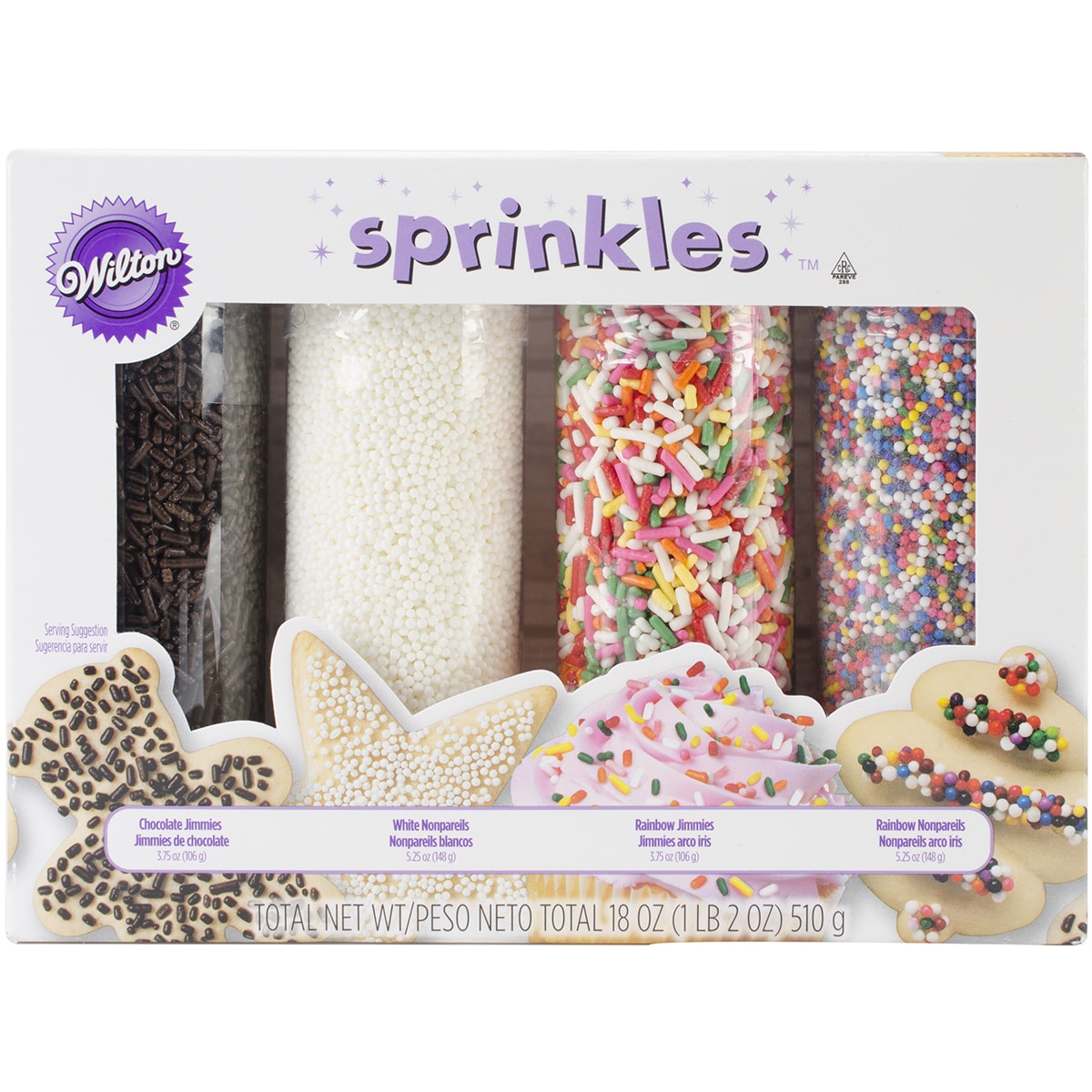 Everyday Mega Sprinkle Set  4/pkg