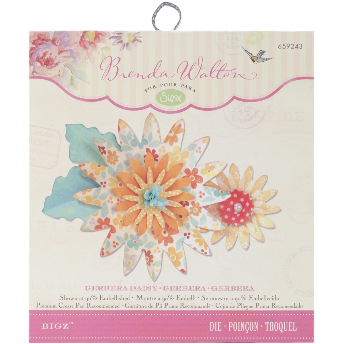 Sizzix Bigz Die 5.5inx6in gerbera Daisy