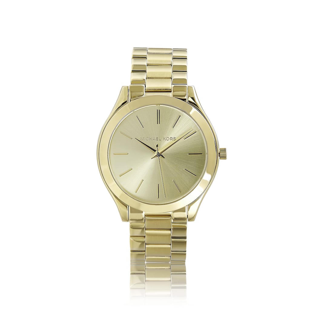 Michael Kors Women's MK3179 Runway Goldtone Watch