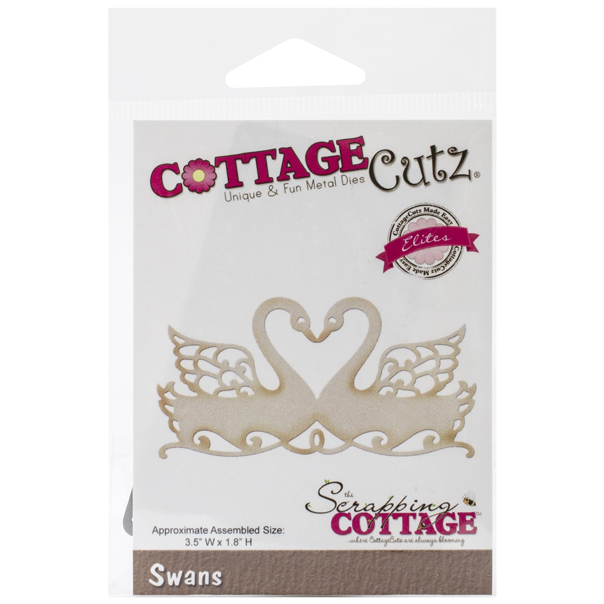 Cottagecutz Elites Die 3.5inx1.8in swans