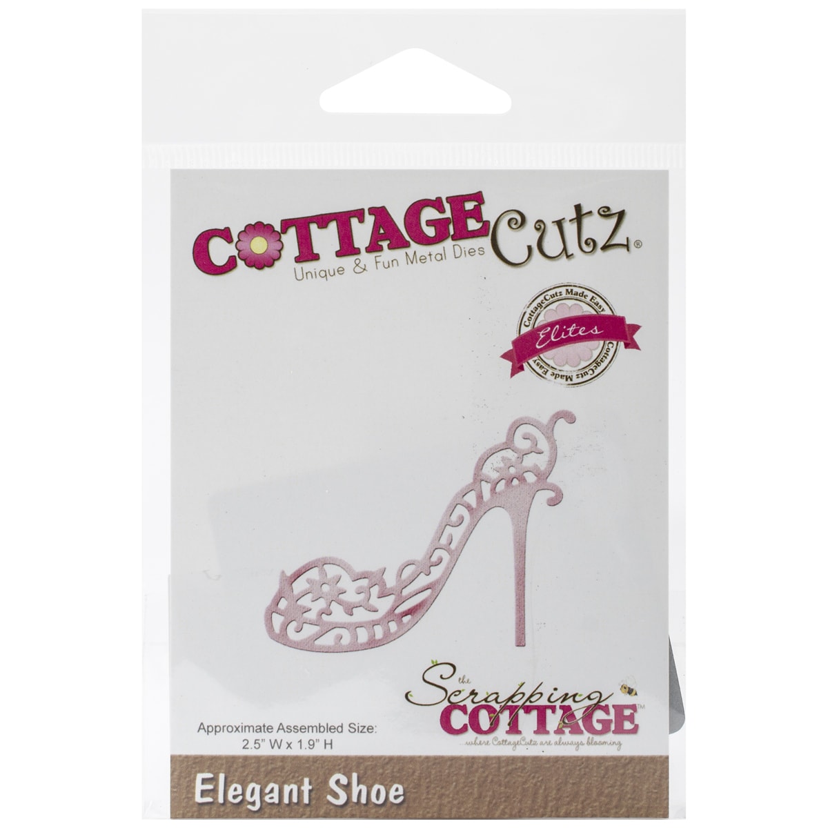 Cottagecutz Elites Die 2.5inx1.9in elegant Shoes