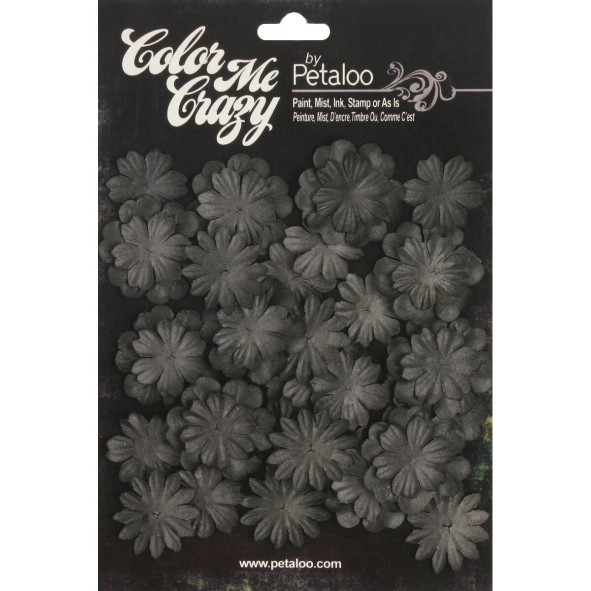 Color Me Crazy Flower Layers 28/pkg chalkboard Mini Delphiniums