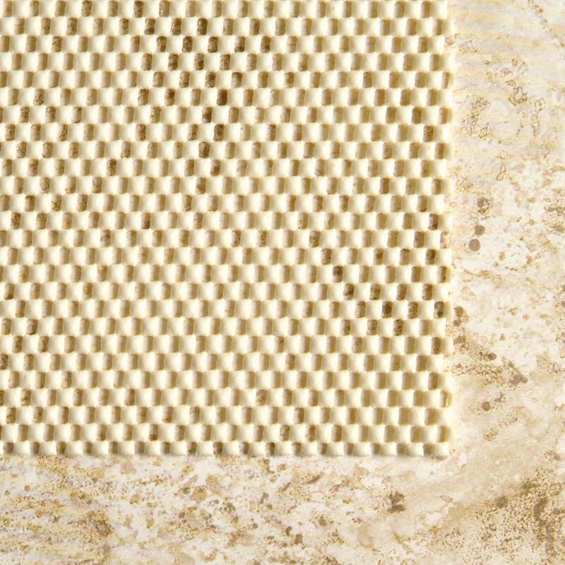Con-Tact Brand Round Outdoor Patio Rug Pad 90 Inches - Cream - 7'6" Round