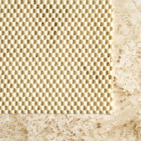 Con-Tact Brand Round Outdoor Patio Rug Pad 90 Inches - Cream - 7'6" Round