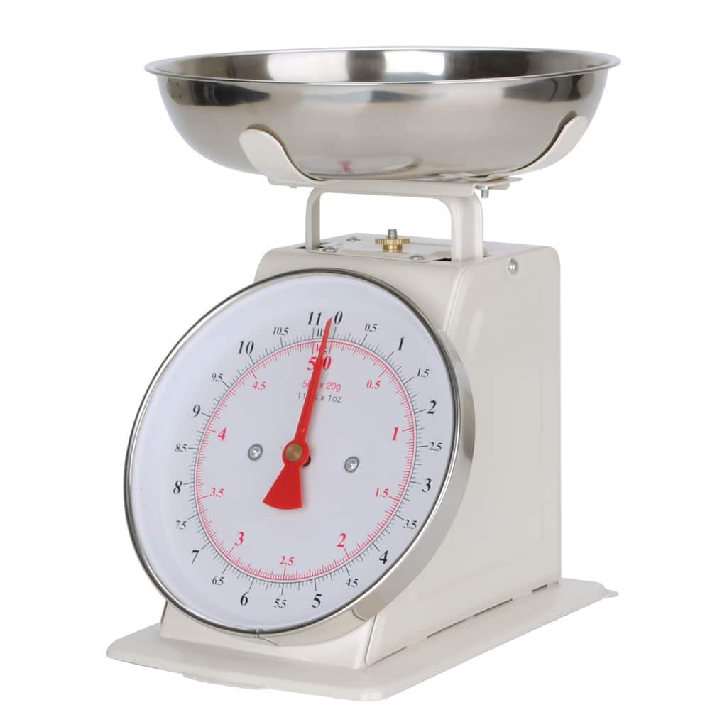 Alpine Cuisine White Stainless Steel Kitchen Scale