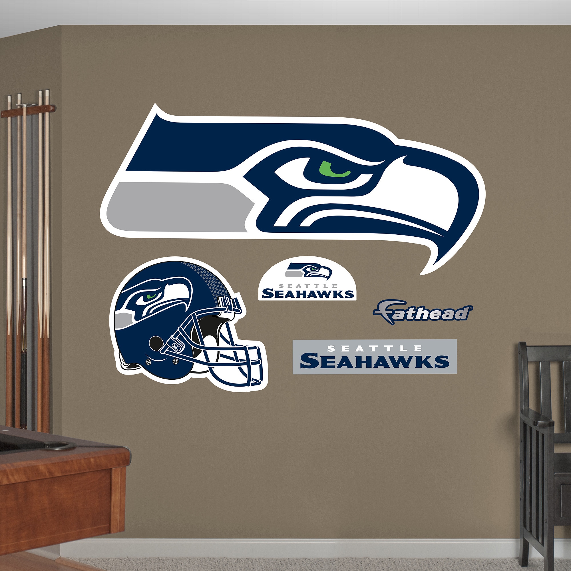 Fathead Seattle Seahawks Logo Wall Decals