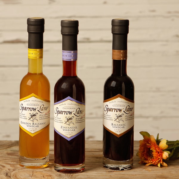 Sparrow Lane California Premier 3 piece Vinegar Collection  