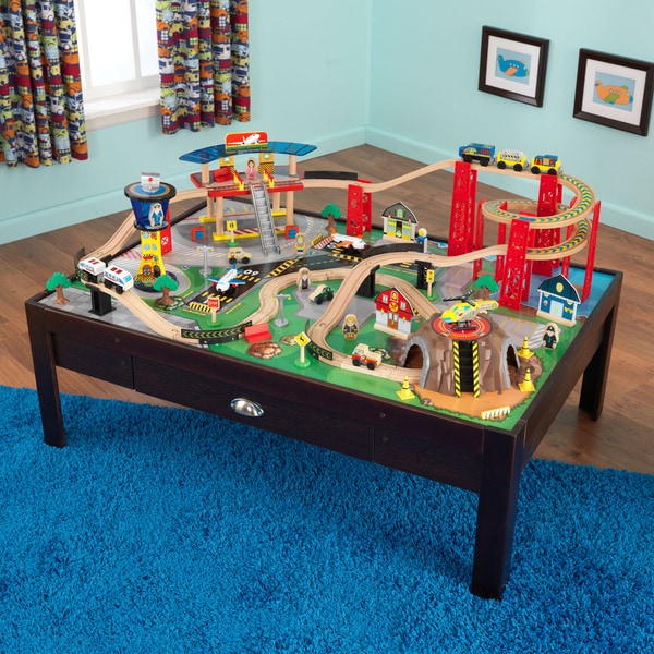 Shop Kidkraft Airport Express Train Set And Table Free