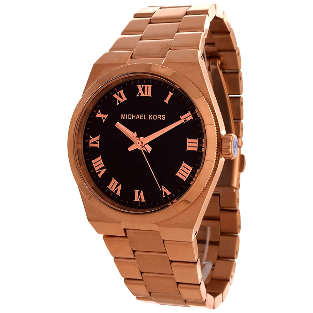Michael Kors Women's MK5937 Channing Round Rosetone Bracelet Watch