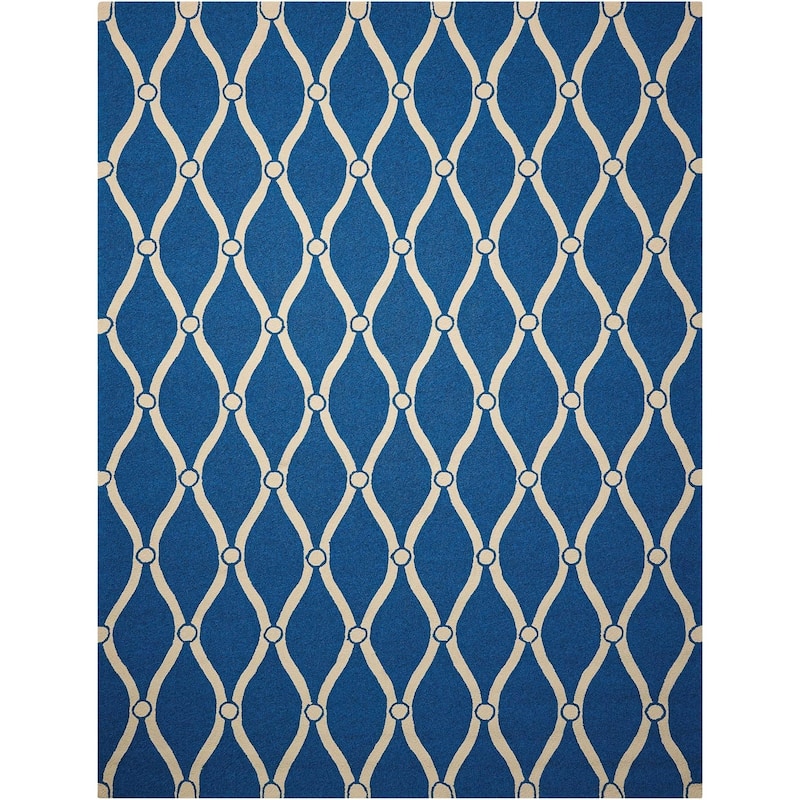 Nourison Portico Indoor/Outdoor Area Rug - 10' x 13' - Dark Blue