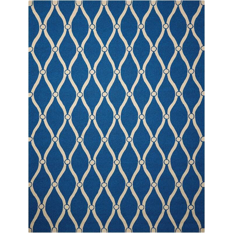 Nourison Portico Indoor/Outdoor Area Rug - 8' x 10'6" - Dark Blue