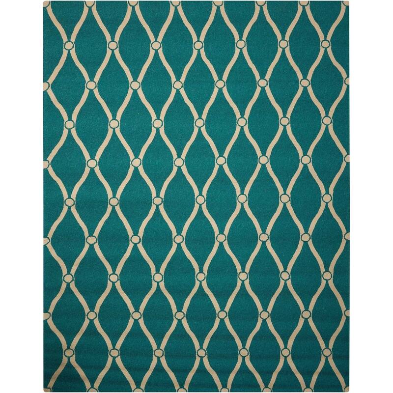 Nourison Portico Indoor/Outdoor Area Rug - 10' x 13' - Light Blue