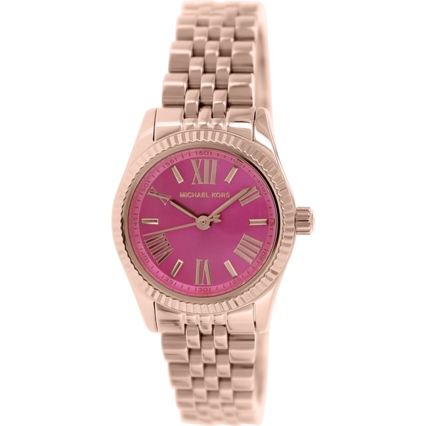 michael kors watch pink