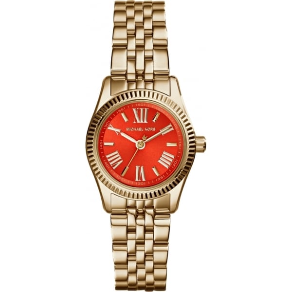 orange michael kors watch