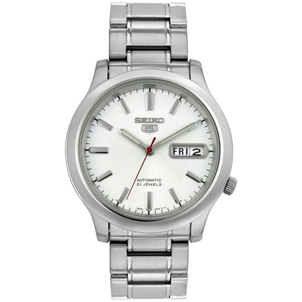 seiko men's silvertone