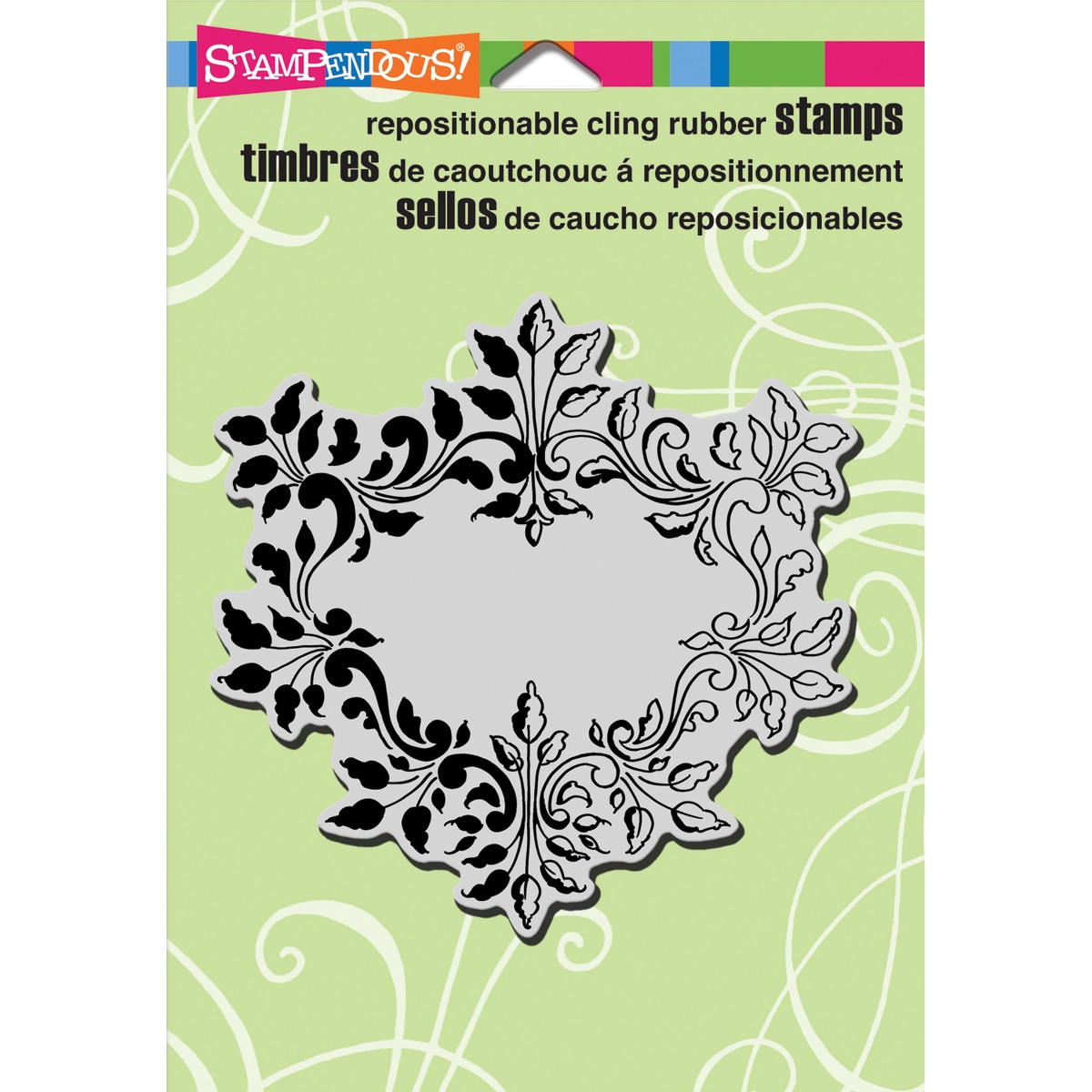 Stampendous Cling Rubber Stamp 5.5inx4.5in Sheet classic Frame