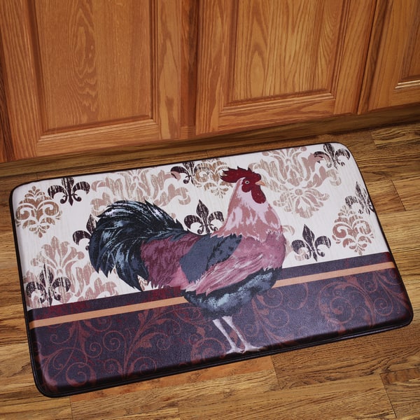 Shop Anti Fatigue Rooster Design Kitchen Floor Mat Free Shipping