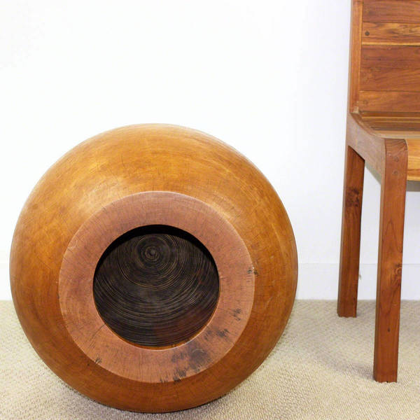 hollow wooden ball