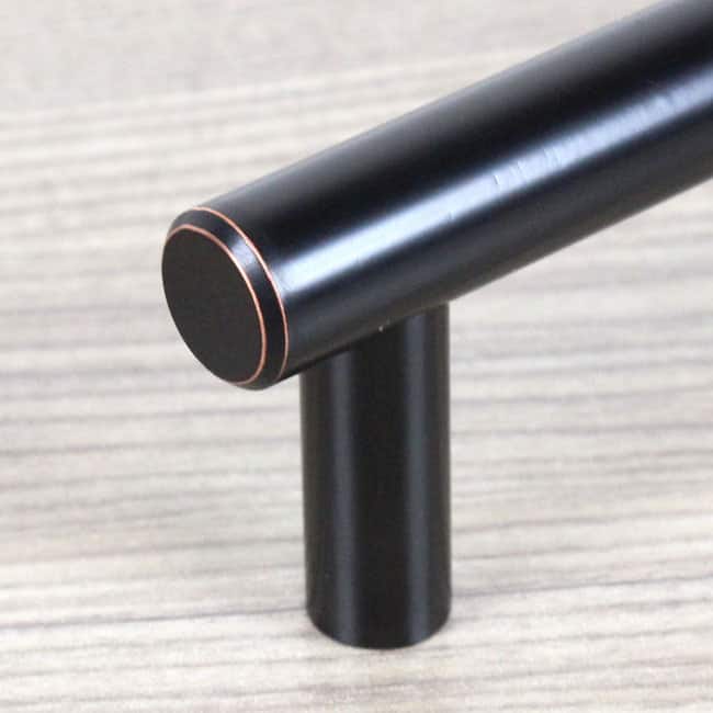6-inch (150mm) Solid Oil Rubbed Bronze Cabinet Bar Pull Handles (Case of 5)