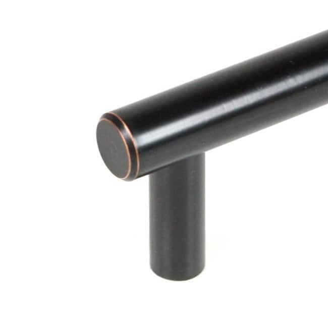 6-inch (150mm) Solid Oil Rubbed Bronze Cabinet Bar Pull Handles (Case of 5)