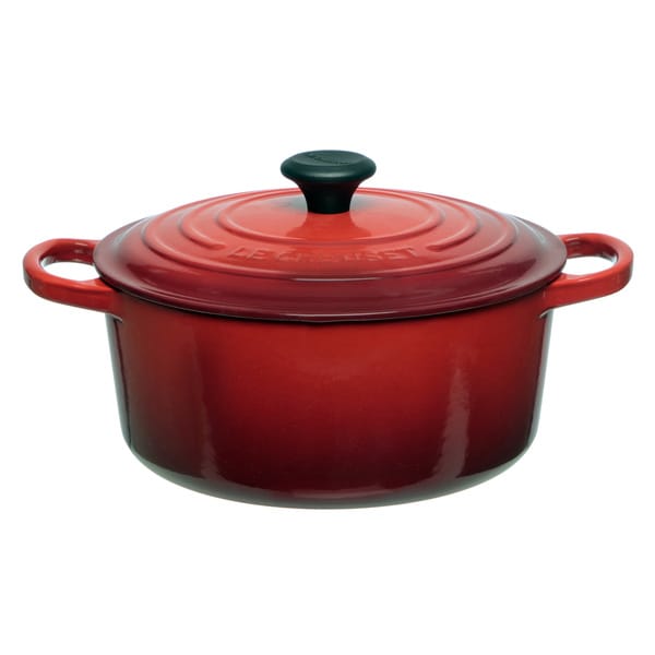 Shop Le Creuset Cherry 3 1/2-quart Signature Round French ...