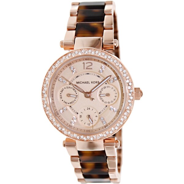 Michael Kors Women's MK5841 'Parker' Mini Two-Tone Watch