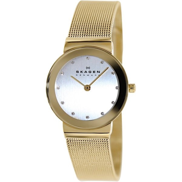 Skagen Women's 358SGGD Goldtone Stainless Steel Quartz Watch with ...