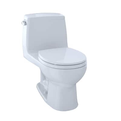 Toto Ultimate One-Piece Round Bowl 1.6 GPF Toilet, Cotton White
