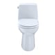 Toto UltraMax One-Piece Elongated 1.6 GPF ADA Compliant Toilet, Cotton ...