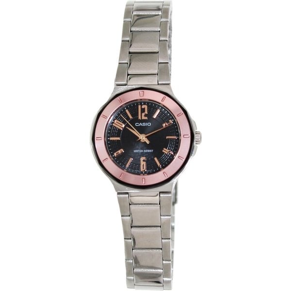 casio ladies silver watch