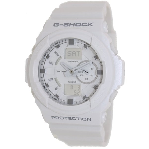 men's white g shock watch uk